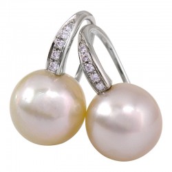 Pendientes oro blanco,...